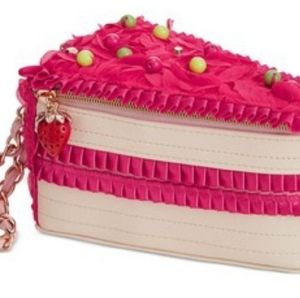 HTF Betsey Johnson Cake Cluth